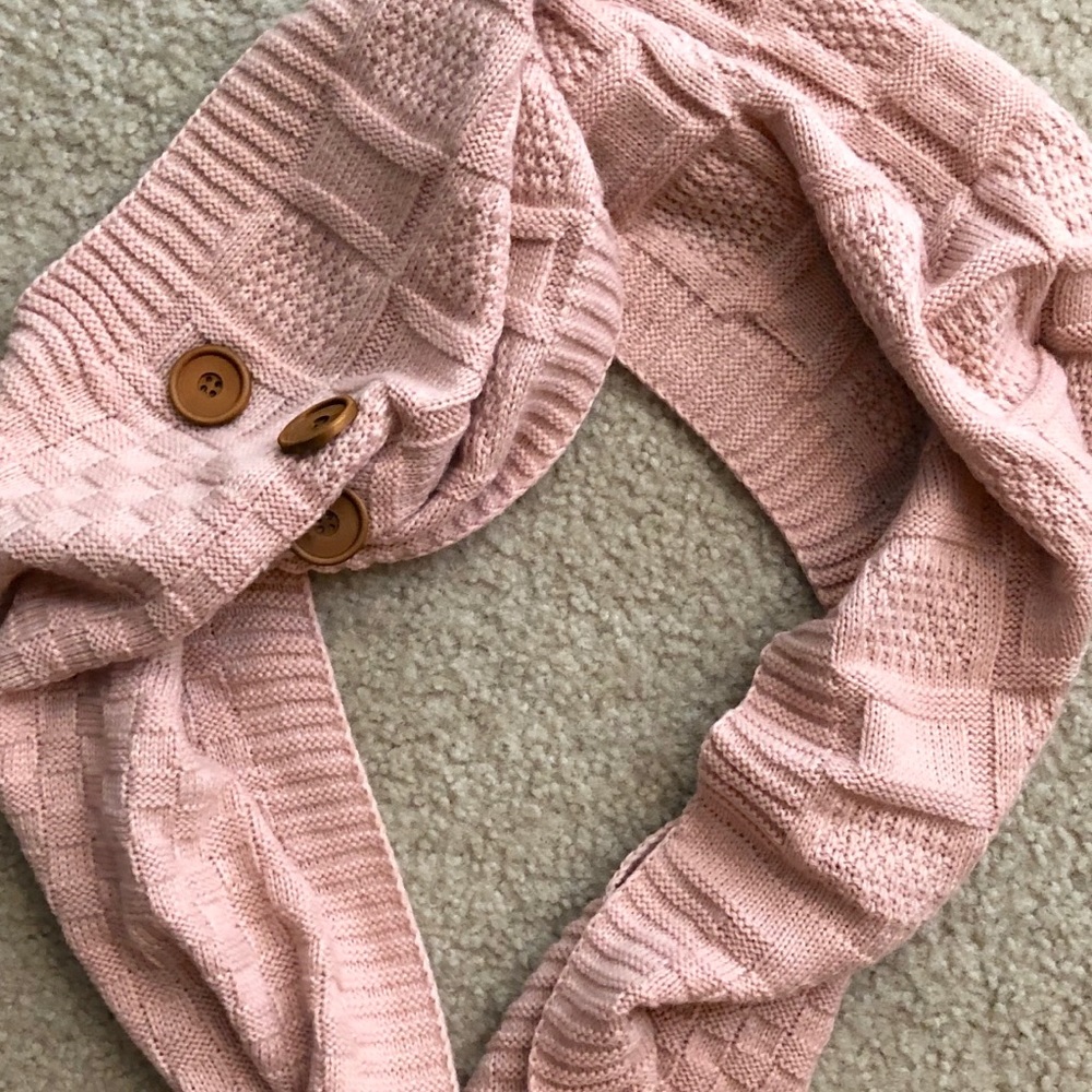 Tan Infinity Scarf - Picture 3 of 4
